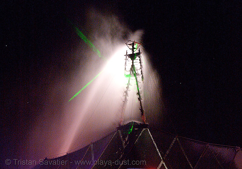 burning man set on fire early due to arson, back light, burning man at night, early burn, fire, first burn, first man, hosed, man burns early, night of the burn, the man