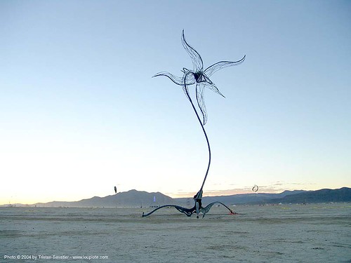 burning man - taygeta - the seven sisters by the flaming lotus girls, art installation, flaming lotus, taygeta, the seven sisters