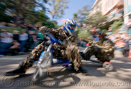 byobw - "bring your own big wheel" race - toy tricycles (san francisco), big wheel, drift trikes, full face helmet, motorcycle helmet, moving fast, potrero hill, race, speed, speeding, toy tricycle, toy trike, trike-drifting