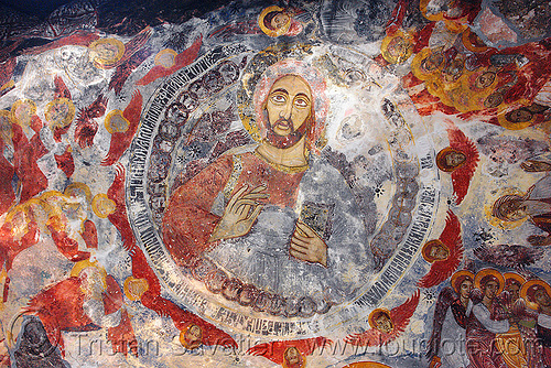 byzantine fresco painting - Sümela monastery (turkey), byzantine art, frescoes, orthodox christian, painting, sacred art, sumela, sümela monastery, trabzon