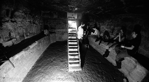 cabinet minéralogique - catacombes de paris - catacombs of paris (off-limit area), cabinet mineralogique, cabinet minéralogique, cataphiles, cave, clandestines, fisheye, illegal, trespassing, underground quarry