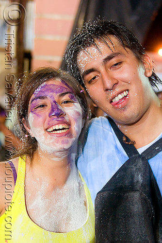 carnaval - carnival in jujuy capital (argentina), andean carnival, argentina, carnaval de la quebrada, face painting, facepaint, jujuy capital, man, mary di primio, noroeste argentino, paint, san salvador de jujuy, talk powder, woman