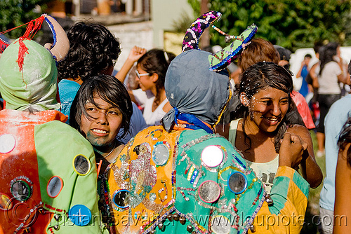 carnaval - carnival in jujuy capital (argentina), andean carnival, argentina, careta de diablo, carnaval de la quebrada, costumes, dancing, diablo carnavalero, diablo de carnaval, diablos carnavaleros, diablos de carnaval, folklore, indigenous culture, jujuy capital, mask, men, mirrors, noroeste argentino, quechua culture, san salvador de jujuy, tribal, women