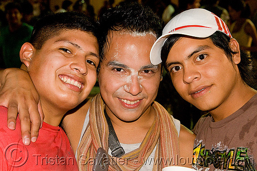 carnaval - carnival in jujuy capital (argentina), andean carnival, argentina, carnaval de la quebrada, friends, jujuy capital, men, noroeste argentino, party, san salvador de jujuy