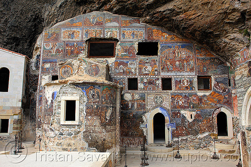 cave church - sümela monastery (turkey country), byzantine, frescoes, orthodox christian, painting, sumela, sümela monastery, trabzon
