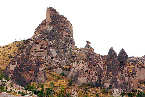 cave dwellings - üçhisar castle - cappadocia, cappadocia, cave dwellings, caves, erosion, fairy chimneys, geology, goreme, göreme, hoodoos, landscape, rock cut, rock formations, rock houses, rocks, uchisar castle, volcanic tuff, üçhisar castle