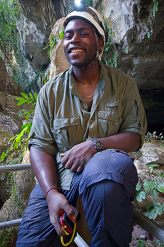 caver - caving in mulu - clearwater cave (borneo), borneo, caver, caving, clearwater cave system, clearwater connection, gunung mulu national park, malaysia, man, natural cave, spelunker, spelunking