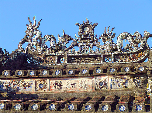 chinese roof decoration (hoi an) - vietnam, chinese, decoration, hoi an, hội an, roof