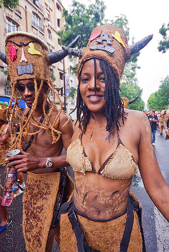 choukaj at the carnaval tropical de paris, caribbean, carnaval tropical, choukaj, costumes, creole, créole, guadeloupe, hat, indigenous culture, man, parade, traditional, tribal, west indies, woman