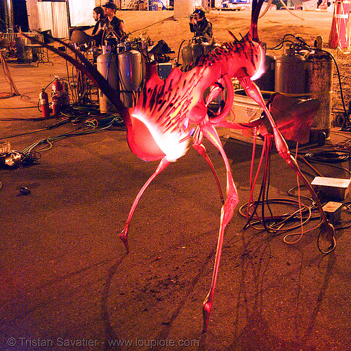 crucible fire arts festival 2007 (oakland, california), burning, fire art