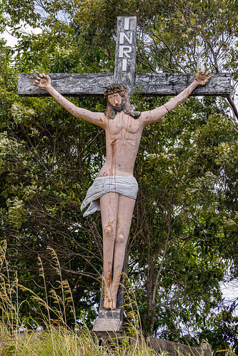 crucifix near poso lake - sulawesi island, christ, crucifix, inri, jesus