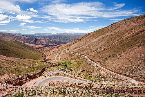 cuesta de lipán - road to salinas grandes - humahuaca (argentina), argentina, cuesta de lipán, curves, mountains, noroeste argentino, pampa, quebrada de humahuaca, switchbacks, turns, winding road