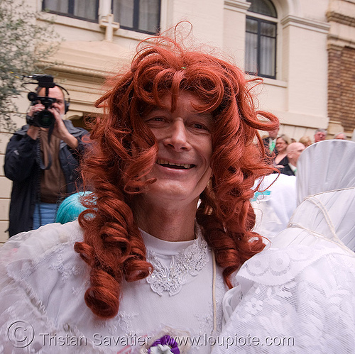 danger ranger aka michele michele - brides of march (san francisco), bride, brides of march, danger ranger, drag, m2, man, michael michael, michael mikel, michele michele, transvestite, wedding, white