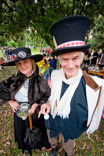 danger ranger - stovepipe hat, bay to breakers, costume, danger ranger, footrace, m2, man, michael michael, michael mikel, stovepipe hat, street party, woman