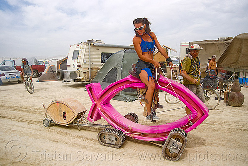 darwin fish, art car, burning man art cars, darwin fish, mutant vehicles, walking fish, woman