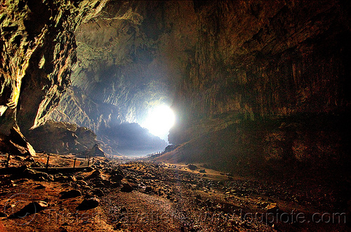 deer cave - gunung mulu national park (borneo), backlight, borneo, cave mouth, caving, deer cave, gunung mulu national park, malaysia, natural cave, spelunking