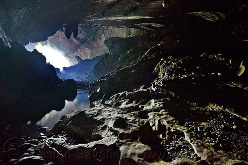 deer cave - mulu (borneo), backlight, borneo, cave mouth, caving, deer cave, gunung mulu national park, malaysia, natural cave, spelunking