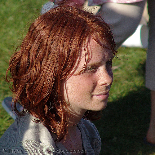 deva - redhead girl, freckles, red hair, redhead, woman