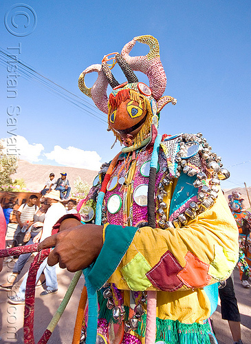 diablo de carnaval - tilcara (argentina), andean carnival, argentina, careta de diablo, carnaval de la quebrada, carnaval de tilcara, colorful, costume, diablo carnavalero, diablo de carnaval, diablos carnavaleros, diablos de carnaval, folklore, indigenous culture, mask, men, mirrors, noroeste argentino, quebrada de humahuaca, quechua culture, tribal