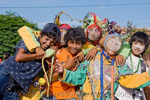 diablos carnavaleros - carnival in jujuy capital (argentina) - carnaval - boys and diablos, andean carnival, argentina, careta de diablo, carnaval de la quebrada, costume, diablo carnavalero, diablo de carnaval, diablos carnavaleros, diablos de carnaval, folklore, friends, indigenous culture, jujuy capital, mask, men, noroeste argentino, party, quechua culture, san salvador de jujuy, tribal