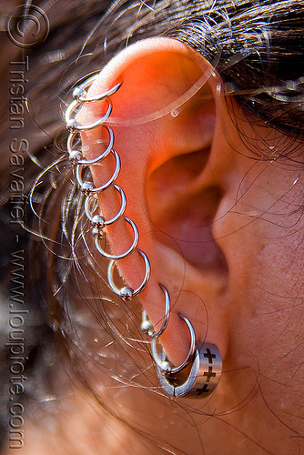 Ear Piercings and Cuffs Explained- read before you buy [3 min post]