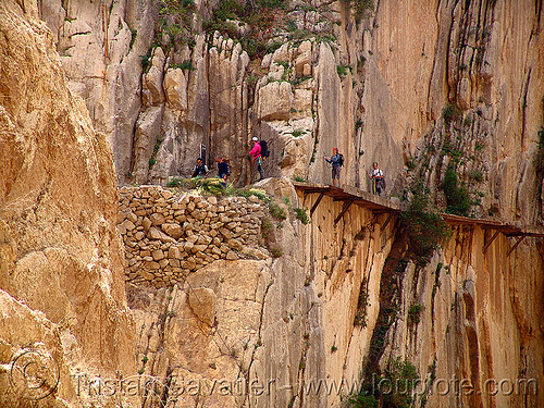 el caminito del rey - el chorro gorge (spain), canyon, cliff, desfiladero de los gaitanes, el caminito del rey, el camino del rey, el chorro, gorge, mountaineering, mountains, pathway, trail, via ferrata