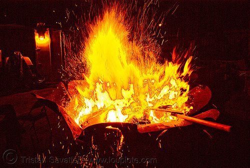 fire - boxshop (san francisco), fire blossom, fire pit