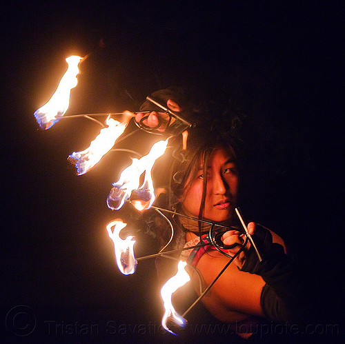 fire dancer "mel" with fire fans, fire dancer, fire dancing, fire fans, fire performer, mel, night, woman