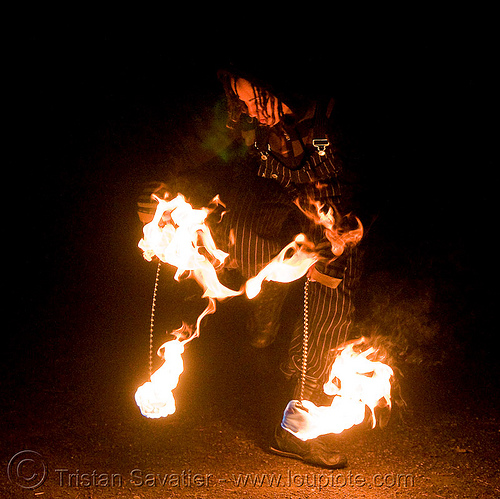 fire dancer (san francisco), fire dancer, fire dancing, fire performer, fire poi, fire spinning, night, spinning fire