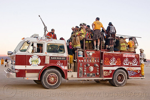 fire engine - sparky, fire engine, fire truck, firefighters