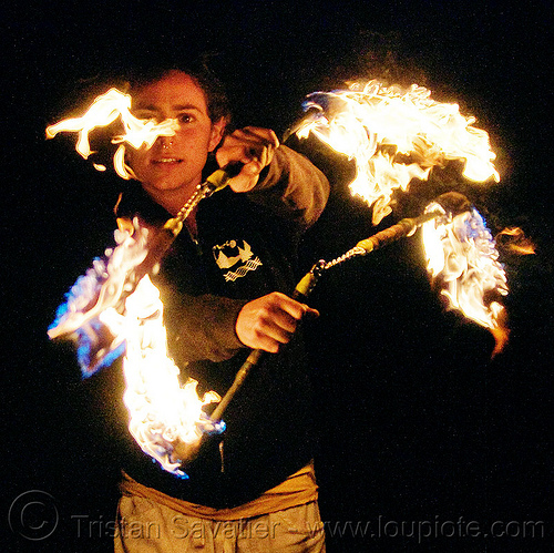 fire nunchaku, fire dancer, fire dancing, fire nunchaku, fire performer, fire spinning, night, nose piercing, sarah, septum piercing, woman