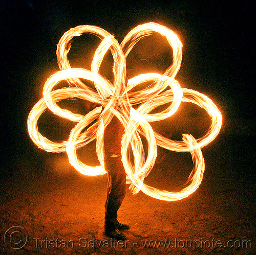 fire performer spinning fire poi, fire dancer, fire dancing, fire performer, fire poi, fire spinning, night, spinning fire