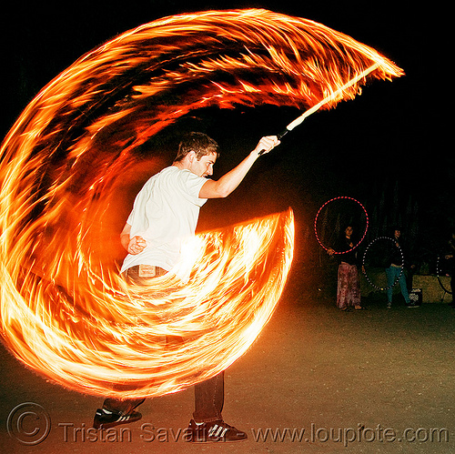 fire performer spinning fire sword, fire dancer, fire dancing, fire performer, fire spinning, fire sword, night, spinning fire