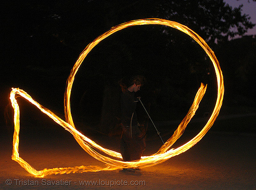 fire spinning (san francisco), circle, fire dancer, fire dancing, fire performer, fire spinning, night, ring, spinning fire