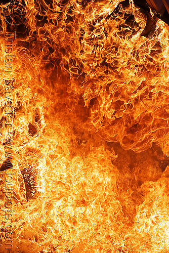 flame close-up - pattern, burning, fire