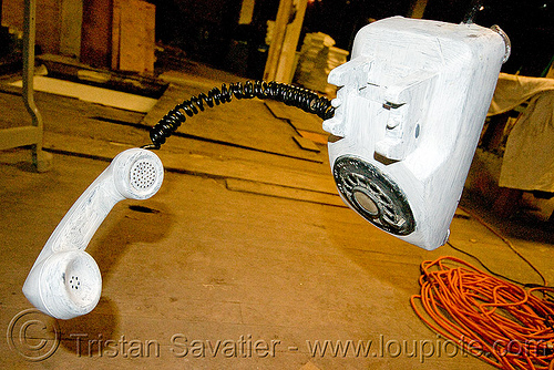 floating telephone - white, defenestration building, floating, handset, rotary, telephone, white