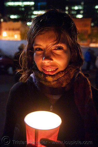 free tibet / anti-china protests (san francisco), anti-china, ashlee, candle lights for human rights, candlelight vigil, cia, free tibet, night, propaganda, protests, rally, tibetan independence, woman