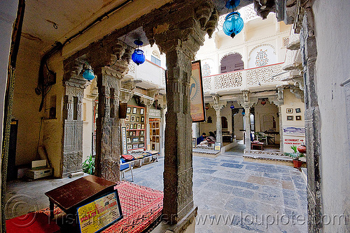 gangaur palace hotel - udaipur (india), courtyard, gangaur palace hotel, lobby, udaipur