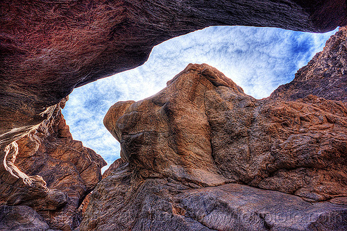 grotto canyon - canyon walls, canyon walls, cliff, death valley, grotto canyon, mountain, narrow, rock, slot canyon