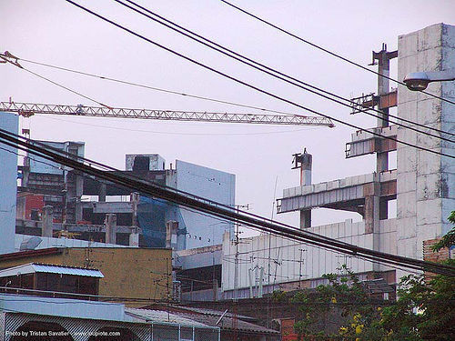 half-finished buildings - bangkok - thailand, bangkok, half-finished buildings, skyline, บางกอก