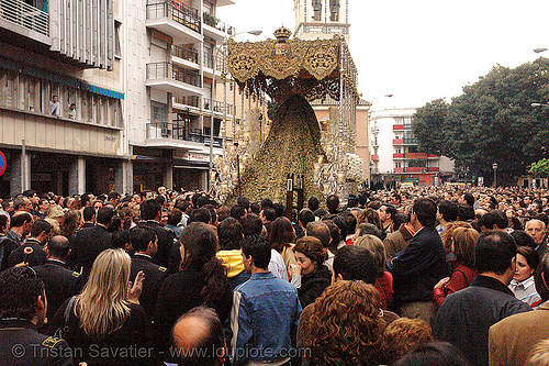 hermandad de la macarena - paso de la virgen - semana santa en sevilla, candles, easter, float, hermandad de la macarena, madonna, paso de la virgen, sacred art, semana santa, sevilla