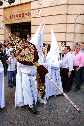 hermandad de la paz - semana santa en sevilla, easter, hermandad de la paz, nazarenos, semana santa, sevilla