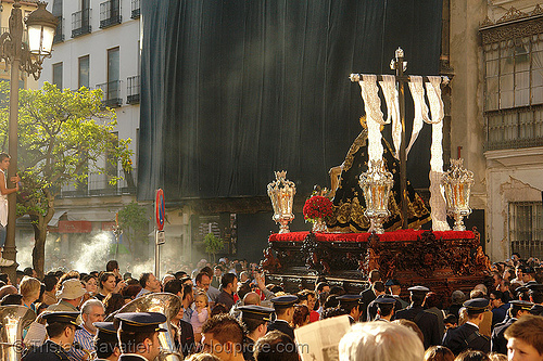 hermandad de los servitas - paso de cristo - semana santa en sevilla, easter, float, hermandad de los servitas, paso de cristo, semana santa, sevilla