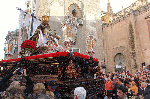 hermandad de los servitas - paso de cristo - semana santa en sevilla, easter, float, hermandad de los servitas, paso de cristo, sacred art, semana santa, sevilla