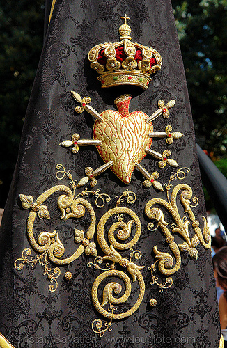 hermandad de los servitas - semana santa en sevilla, easter, hermandad de los servitas, nazarenos, semana santa, sevilla