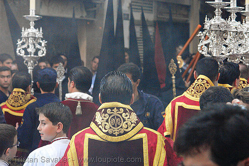 hermandad de los servitas - semana santa en sevilla, easter, hermandad de los servitas, nazarenos, semana santa, sevilla