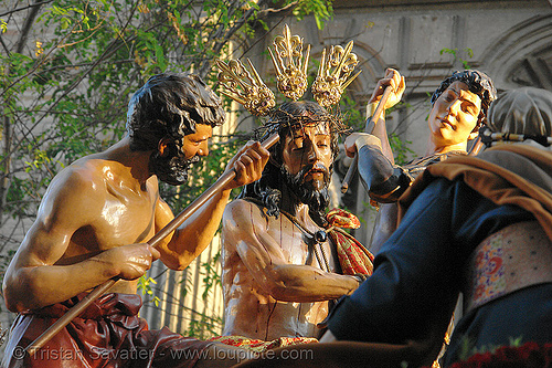 hermandad del valle - paso de cristo - semana santa en sevilla, easter, el valle, float, hermandad del valle, paso de cristo, sacred art, semana santa, sevilla