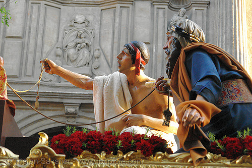 hermandad del valle - paso de cristo - semana santa en sevilla, easter, el valle, float, hermandad del valle, paso de cristo, sacred art, semana santa, sevilla