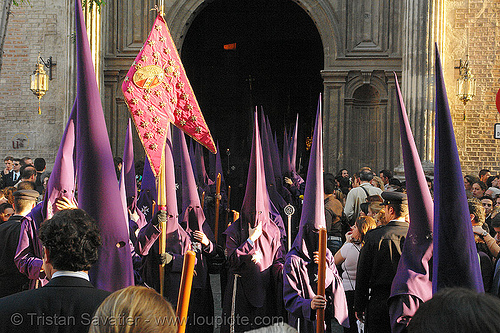 hermandad del valle - semana santa en sevilla, easter, el valle, hermandad del valle, nazarenos, semana santa, sevilla