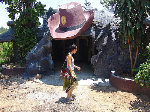 hindu park near phu ruea, west of loei (thailand), hindu, hinduism, woman